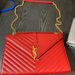 Large Monogram Envelope Shoulder Bag